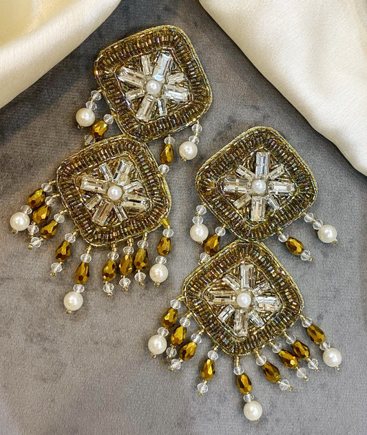 Victoria Handmade bead earrings
