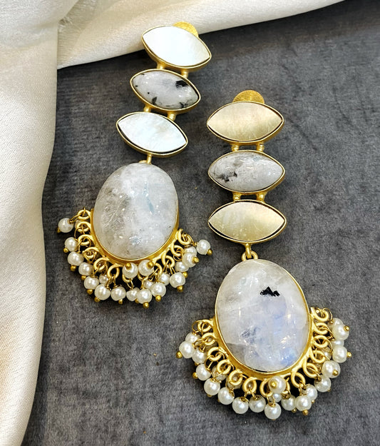 Sidhika Pearl Dangler earrings