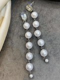Pearl drop earrings